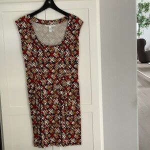DVF 100% silk matte dress